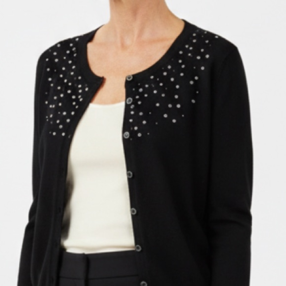 Button cardigan sequins detailing - Reitman